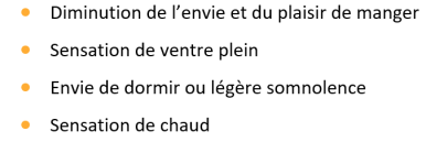 signes satiété